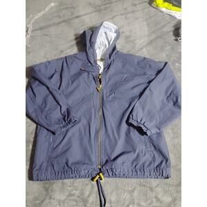 Vintage Out Brook Womens Blue Hoddie Jacket Medium Full Zip Long Sleeve